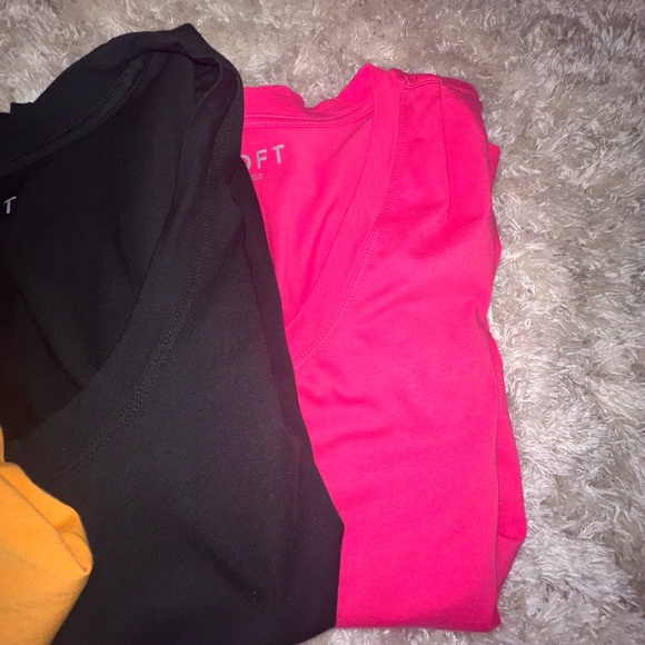 LOFT Muscle Cap Sleeve Tops - Set of 4 - Size Small Black Blue Pink Orange - Picture 16 of 16